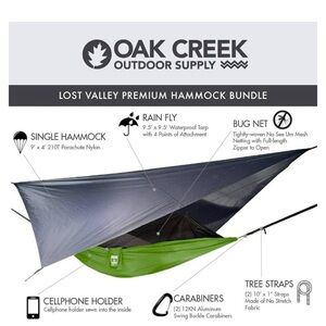 Kiwi Green Hammock Set